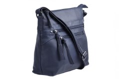 New Bags kožená kabelka LB-296 tmavě modrá