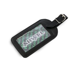 Arwel kožená visačka na zavazadlo 619-5405 černá