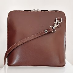 Giglio leather malá dámská kožená kabelka 133 hnědá