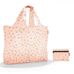 Reisenthel Mini maxi beachbag cats and dogs rose AA3064  plážová taška