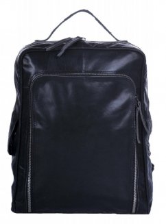Kožený batoh LA-1132 černý