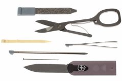 SwissCard Victorinox Classic, transparentní černá 0.7133.T3