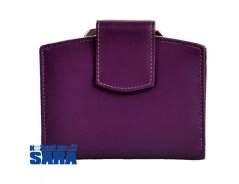 Dámská kožená peněženka s rámečkem 511-4357 fialová