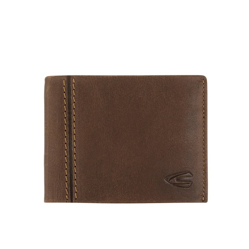 Camel Active Bilbao – pánská malá kožená peněženka RFID hnědá 364-703-22