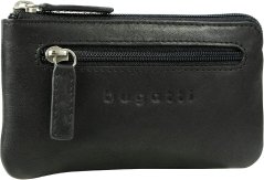 Kožená klíčenka Bugatti Primo classic 49108401 černá