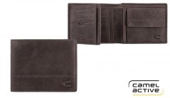 Kožená pánská peněženka hnědá RFID safe  279-703-29