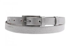 Penny Belts Stříbrný pásek na šaty 183-606