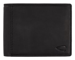 Pánská kožená peněženka Camel Active RFID safe 277-703-60 černo/šedá