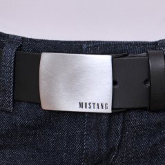 Kožený pásek Mustang MG2102L15-0791 černý