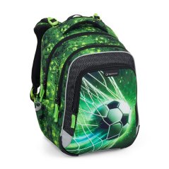 Školní batoh pro prvňáčka Bagmaster LUMI 25 b - fotbal