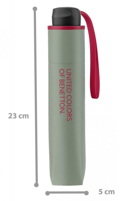 Skládací deštník Benetton Super Mini iceberg green 56286 zelený