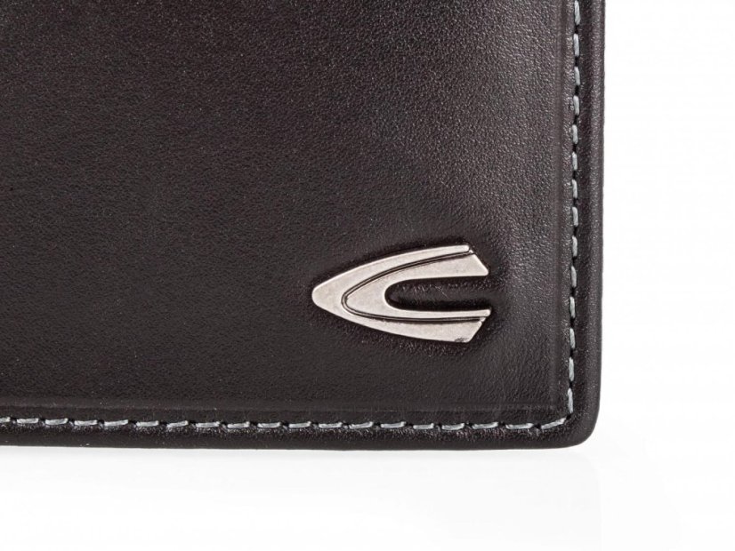 Camel Active Kožená pánská peněženka RFID ( zip na bankovky ) B34-705-60 černá