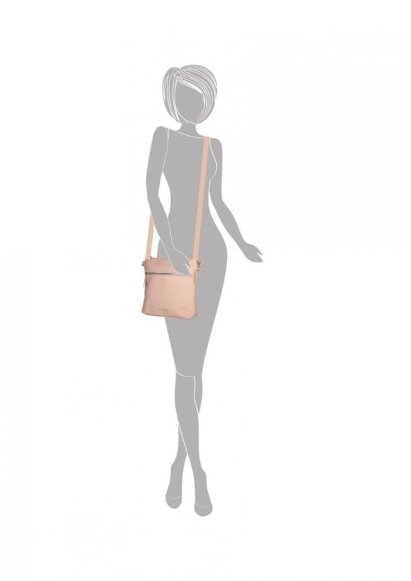 Dámská crossbody kabelka Enrico Benetti Sarah 66715-133 růžová