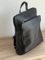 MaxFly 5220 černý – dámský kožený batoh