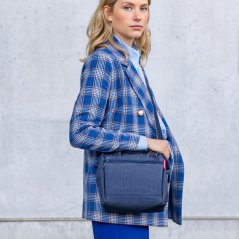 Kabelka Allrounder cross herringbone dark blue MQ4113 modrá