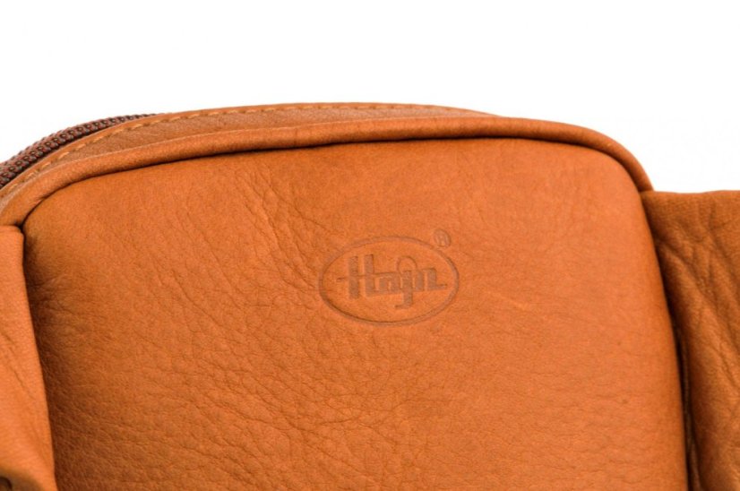 Crossbag kožená kapsička - ledvinka Hajn 165201 hnědá