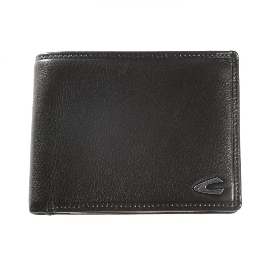 Camel Active Kožená pánská peněženka RFID ( zip na bankovky ) B34-705-60 černá