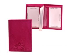 HJP - Dámské pouzdro na karty a doklady 7117 pink růžové