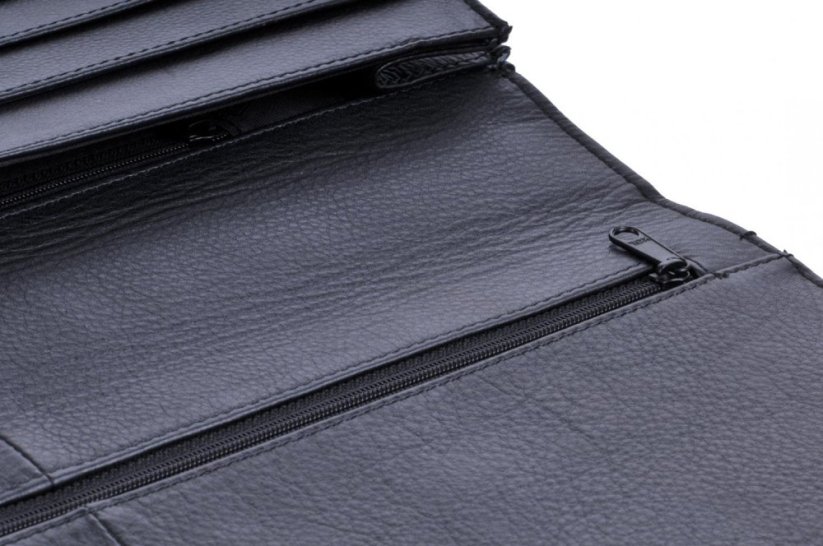 Arwel Pánská kožená úzká aktovka 6003 černá Carson