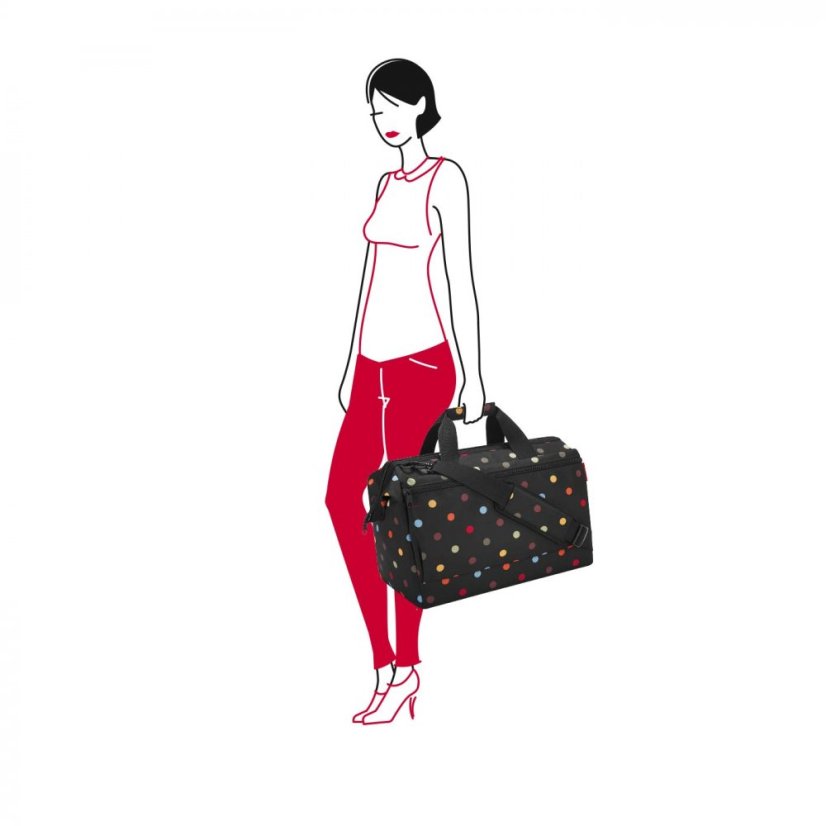 Dámská cestovní taška Reisenthel  allrounder L pocket dots 32 L MK7009