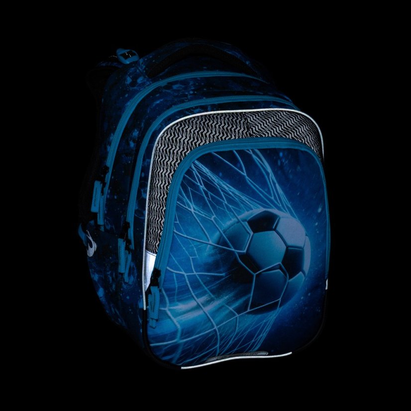 Bagmaster Malý školní set pro prvňáčky Fotbal BETA 26 C (batoh + penál + sáček na tělocvik)