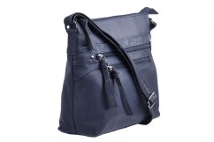 New Bags kožená kabelka LB-296 tmavě modrá