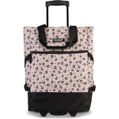 Fabrizio nákupní taška na kolečkách 10008-2921 béžovo-růžová Punta Wheel