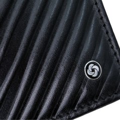 Samsonite Luxusní velká pánská kožená peněženka Refined SLG 155856-1041 černá