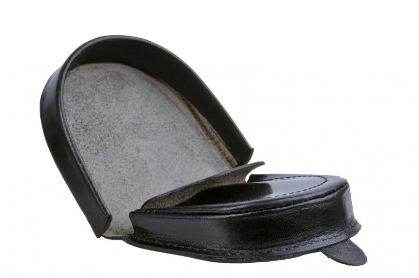 3KBH Klatovy, Kožená peněženka na drobné - podkova 3016 černá