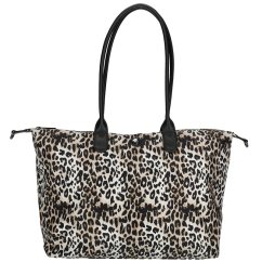 Enrico Benetti Claire Shopper - Stylová velká béžovo-černá kabelka 25001-406