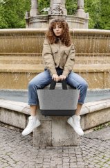 Reisenthel Shoppingbasket twist silver BE7052 nákupní košík