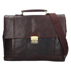 Lagen kožená aktovka 25695 hnědá