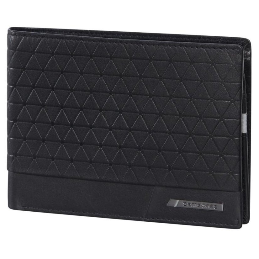 Samsonite pánská kožená peněženka Pro-DLX 6 C823 černá 144537-0413