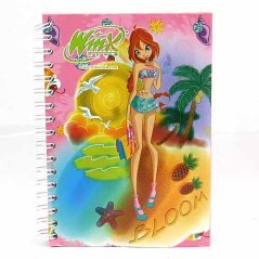 Winx Malý poznámkový blok - Bloom na pláži  040641