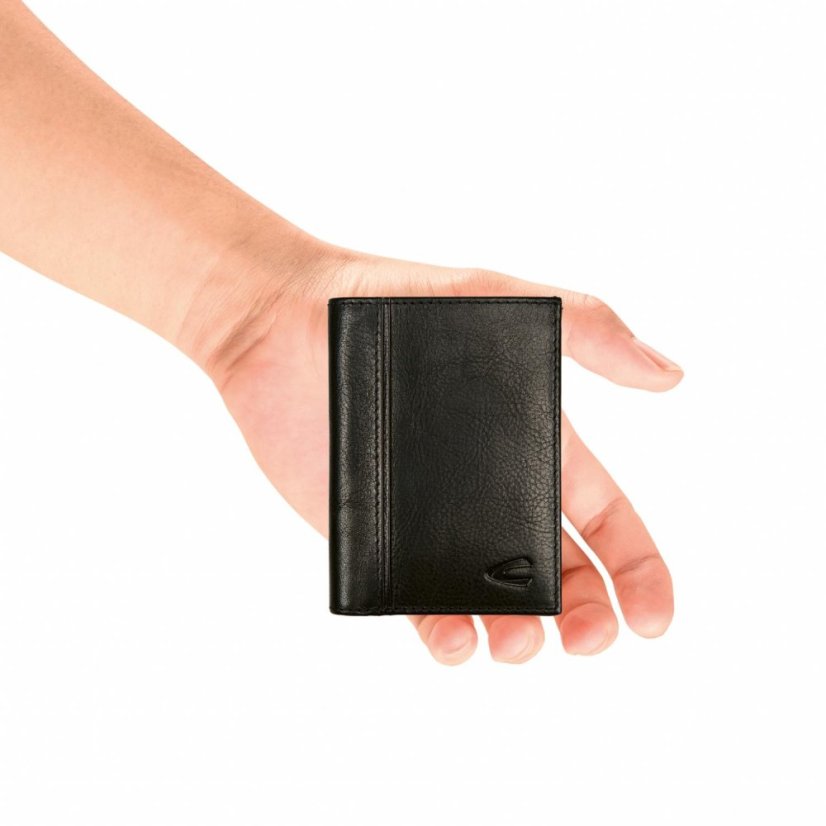 Camel Active Pine pánské kožené pouzdro na karty RFID černé 011870