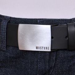 Kožený pásek Mustang MG2102L15-0791 černý