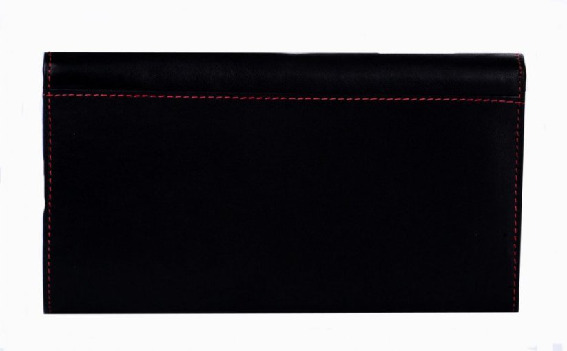 SEGALI SG-09 black/red – dámská kožená peněženka