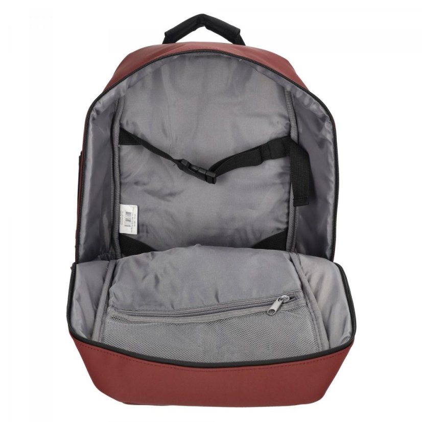 Enrico Benetti Bergen kabinový batoh pod sedadlo 56010-669 taupe-burgundy