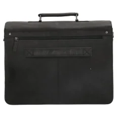 Kožená aktovka na notebook 15" 17935-001 černá