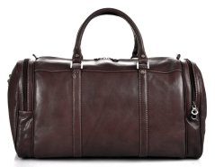 Giglio leather Kožená cestovní taška 0429 tmavě hnědá