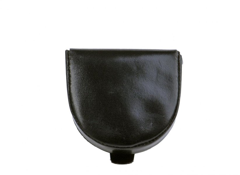 3KBH Klatovy, Kožená peněženka na drobné - podkova 3016 černá