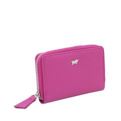 Braun Büffel Mini peněženka JOY z pravé kůže s RFID ochranou – kompaktní a stylová  růžová 41311-294-087