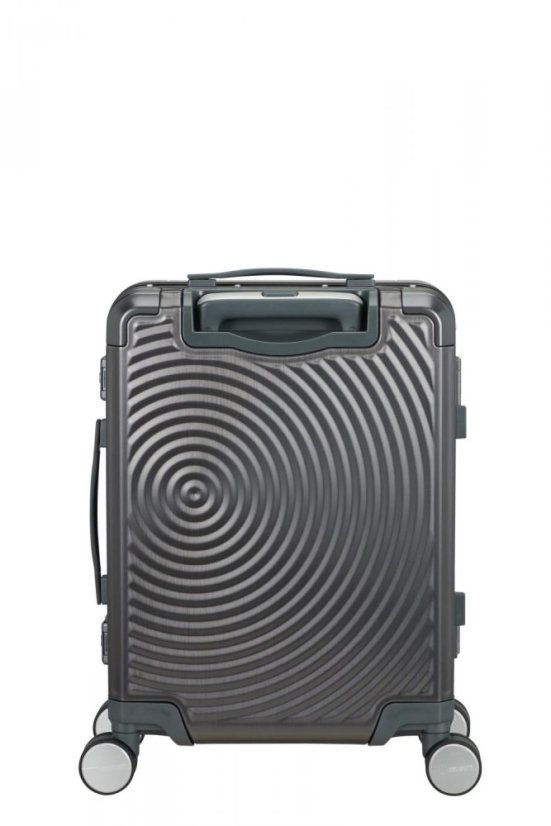American Tourister Soundbox Alu Spinner 55 cm tmavě šedý Brushed Anthracite 155707-2849