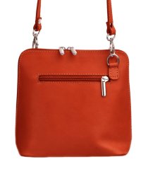 Giglio leather Malá dámská kožená kabelka 133 oranžová