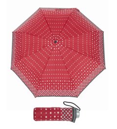 Mini Light printed dámský skládací lehký deštník 722165CZ11 červený