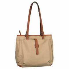 Kabelka Reva zip shopper M 29262-20 béžová