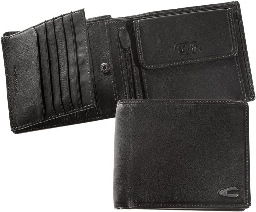 Camel Active kožená peněženka RFID safe B34-706-60 černá