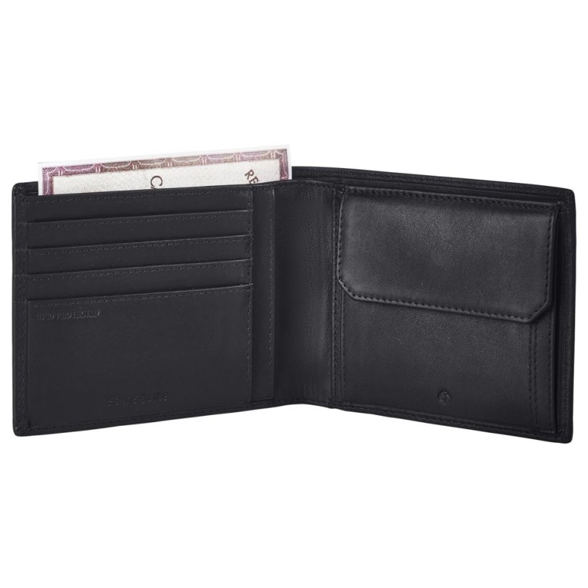 Samsonite pánská kožená peněženka Attack 2 SLG 123999-1041 černá
