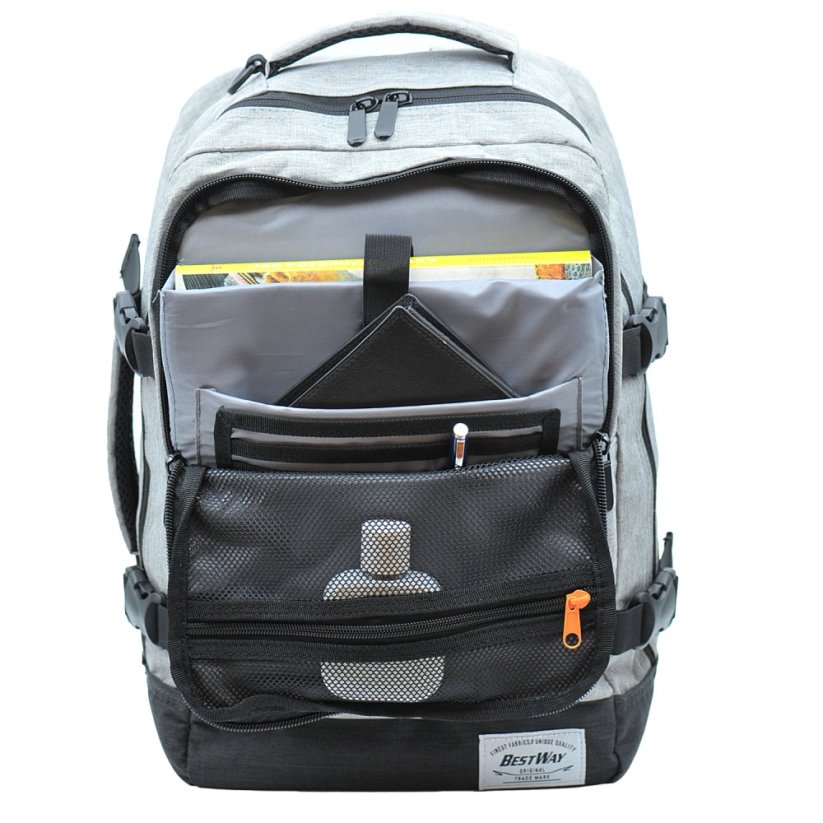 Bestway Cabin pro Small 20 L 40290-6100 stone grey batoh do letadla 40 x 25 x 20 cm