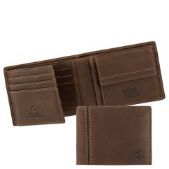 Camel Active Bilbao – pánská malá kožená peněženka RFID hnědá 364-703-22